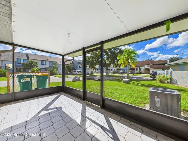 a view of an outdoor space and seating area