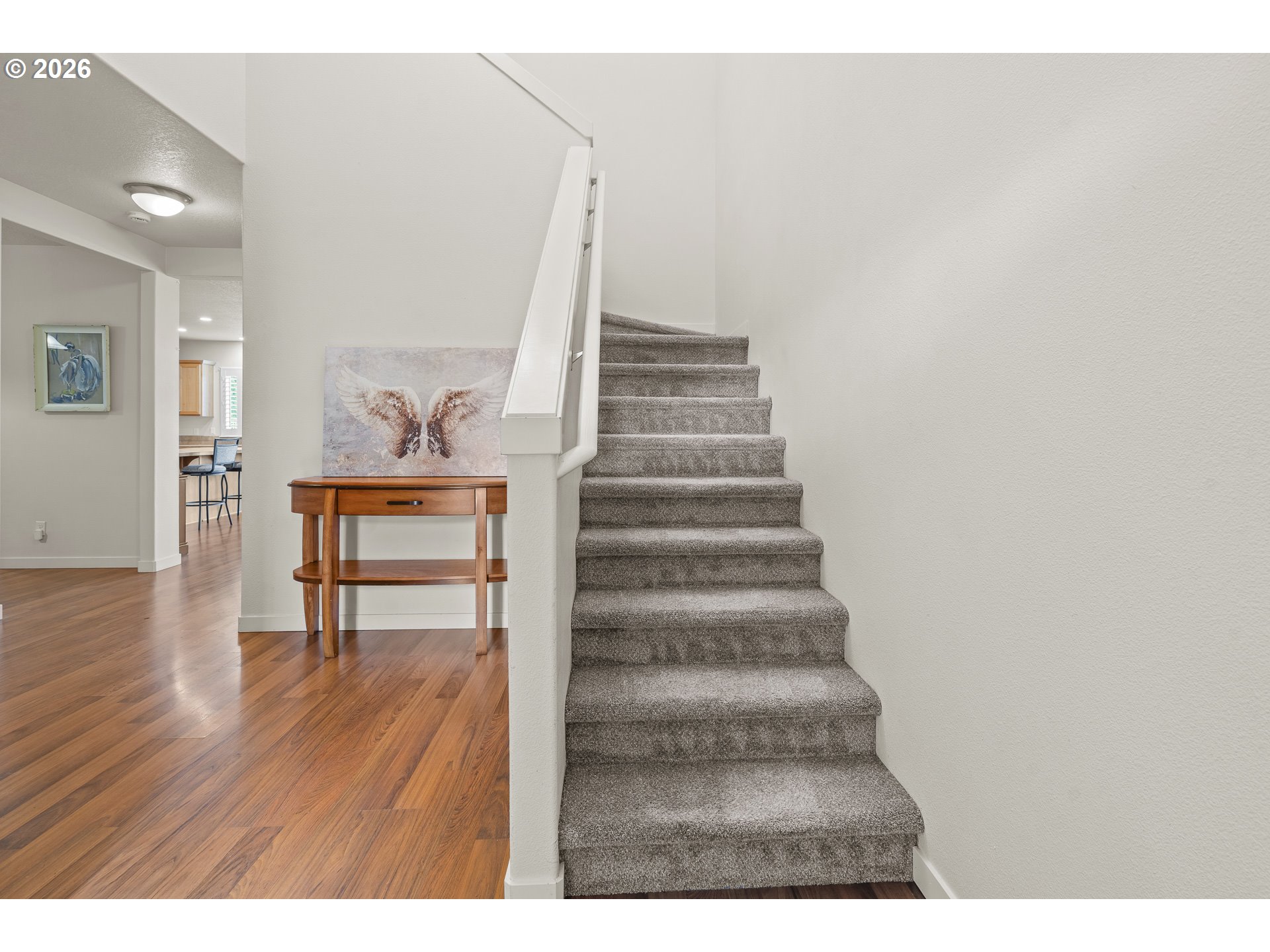 1018 Taurus Loop Northeast Keizer, OR 97303 - Photo 4 of 47 a view of entryway and hall with wooden floor