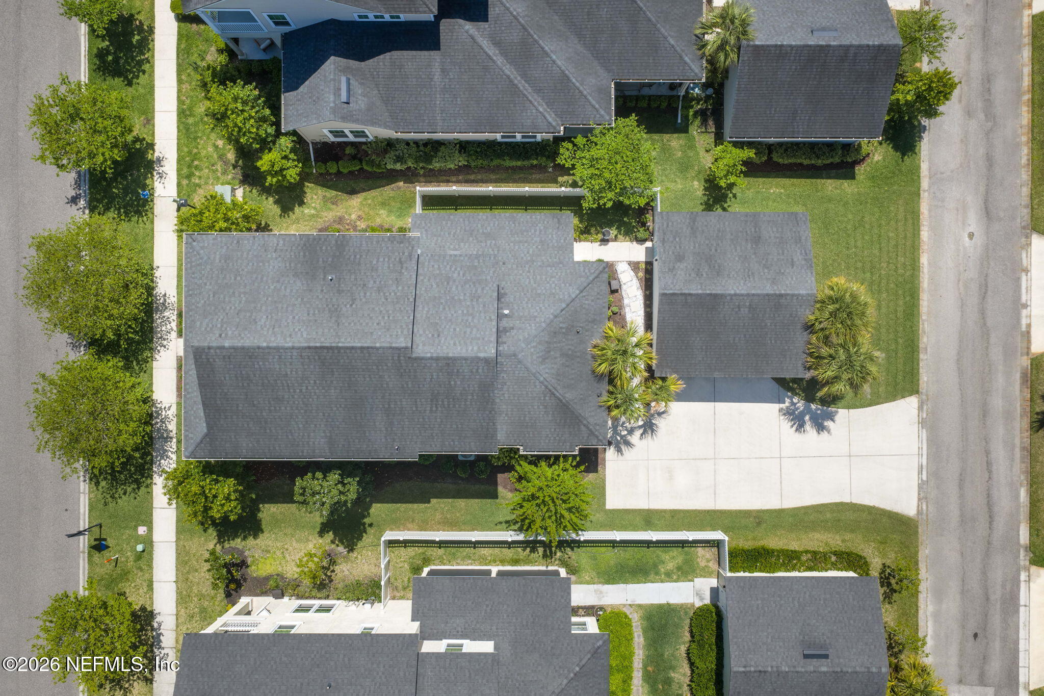 44 Fremont Avenue St. Augustine, FL 32095 - Photo 54 of 72 an aerial view of a house with a swimming pool