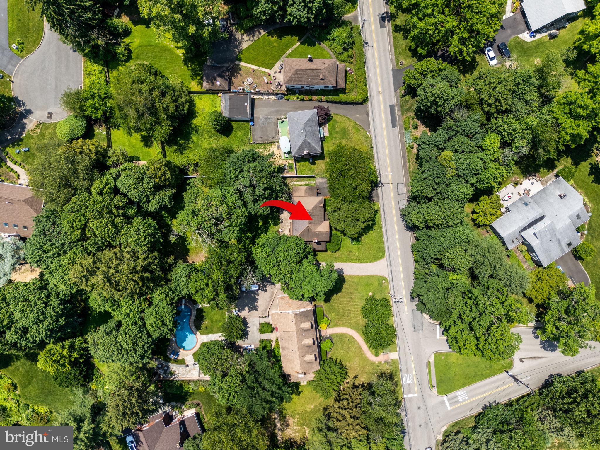 213 Rices Mill Road Wyncote, PA 19095 - Photo 35 of 40 Aerial view
