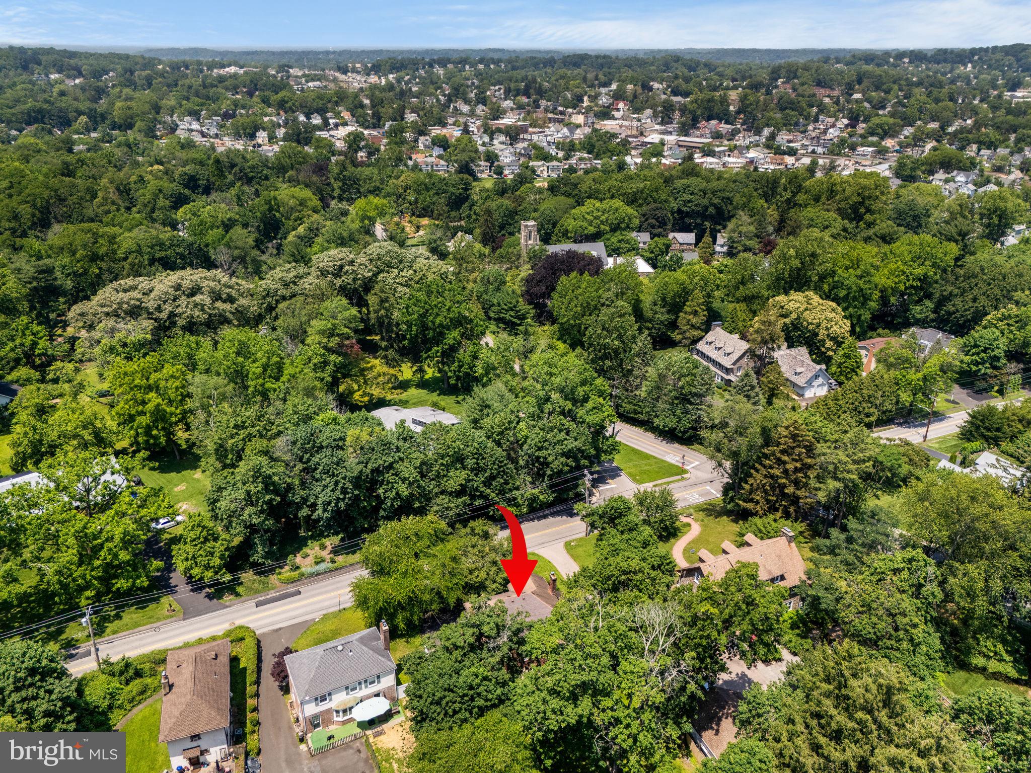 213 Rices Mill Road Wyncote, PA 19095 - Photo 37 of 40 Aerial view