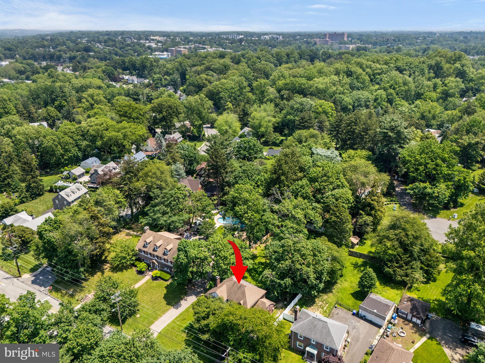 213 Rices Mill Road Wyncote, PA 19095 - Photo 38 of 40 Aerial view