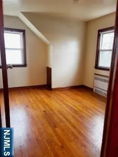 an empty room with window