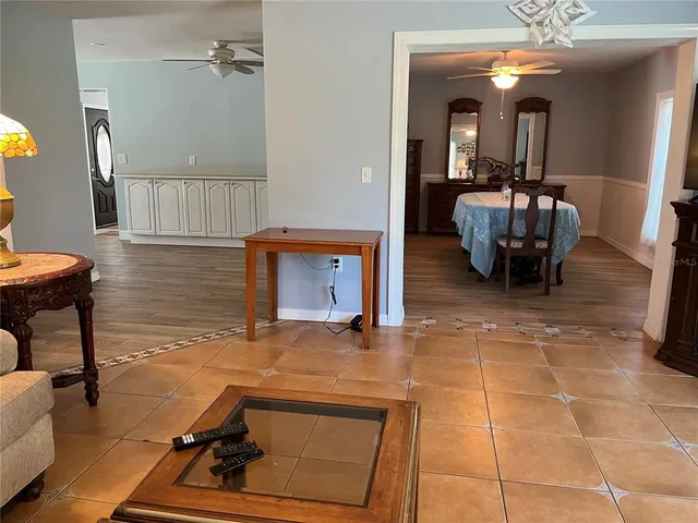 a room with furniture and a window