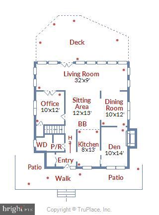 783 Robin Hood Road Annapolis, MD 21405 - Photo 78 of 78 1st floor Floorplan