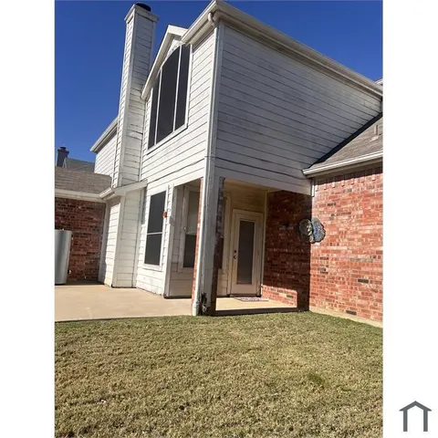a view of a house with a door