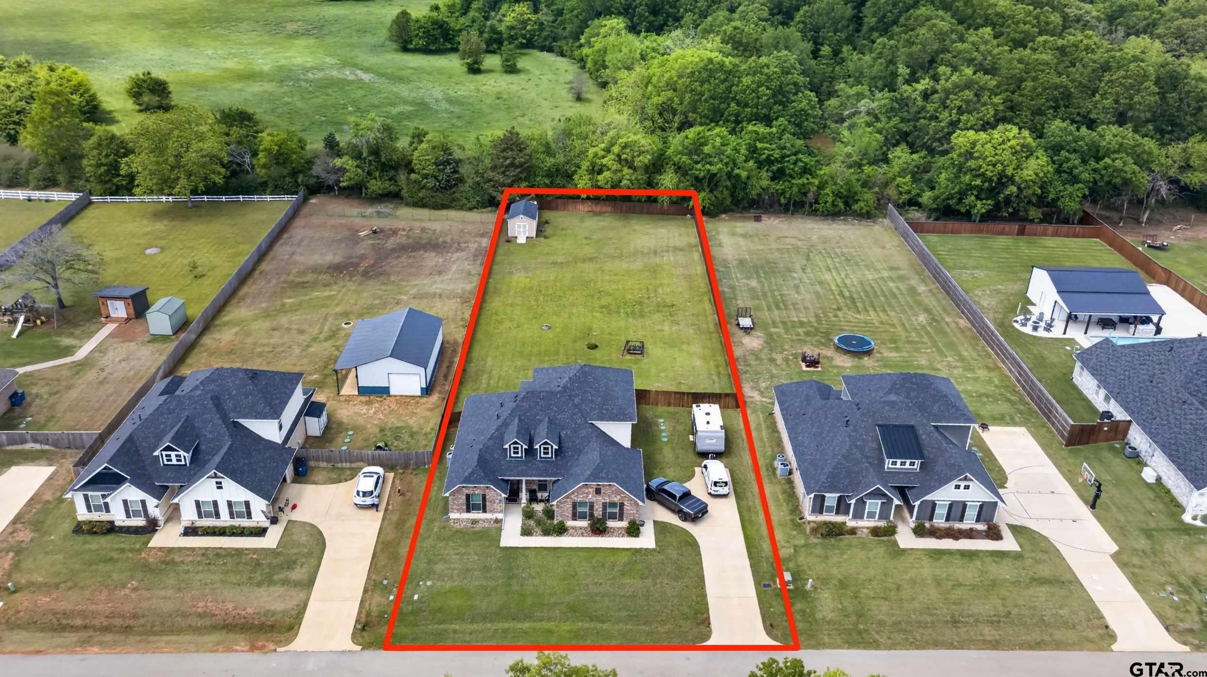 7836 Freestone Drive Bullard, TX 75757 - Photo 40 of 43 an aerial view of a house