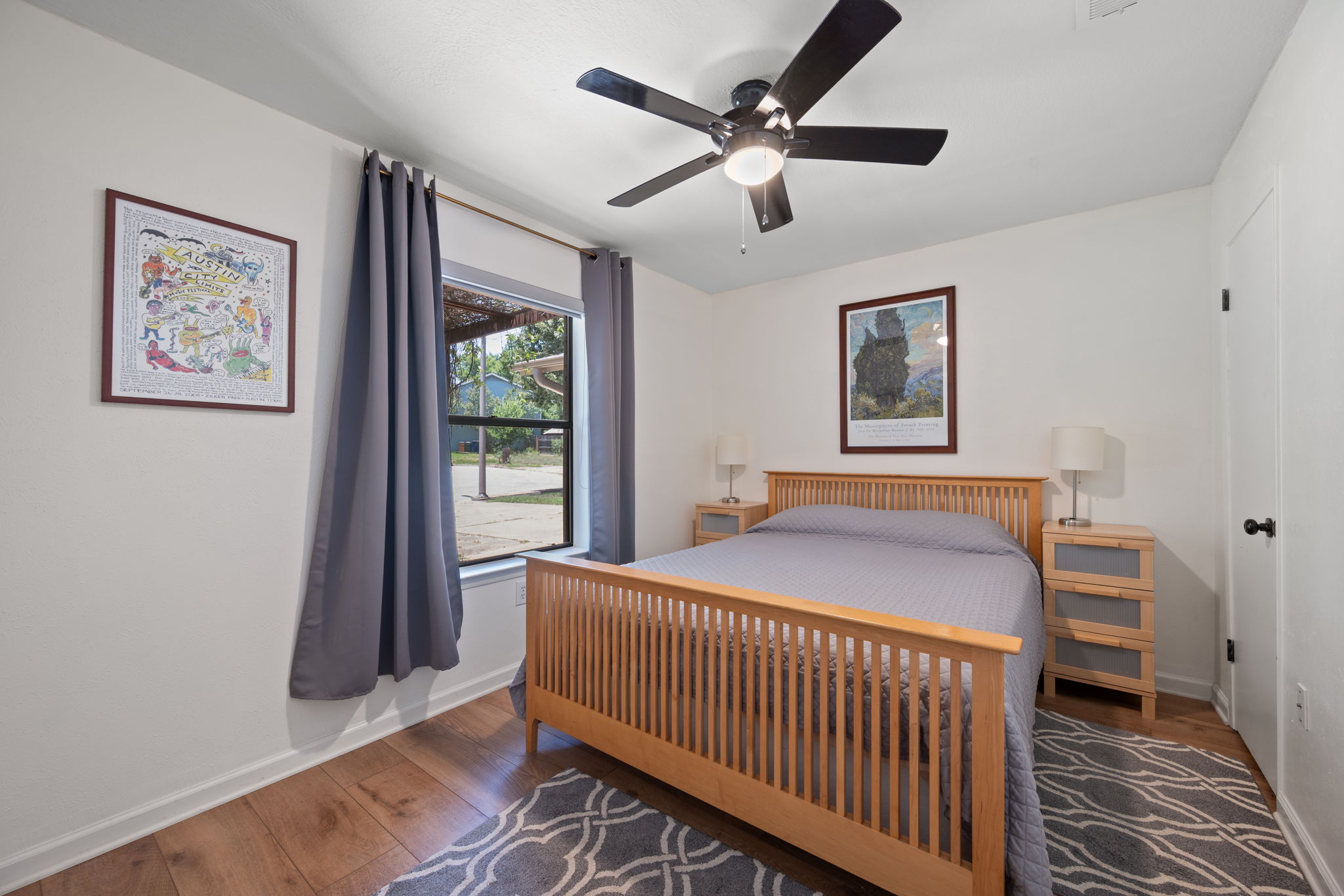 2801 Cornish Circle Austin, TX 78745 - Photo 21 of 29 a bedroom with a bed and a window