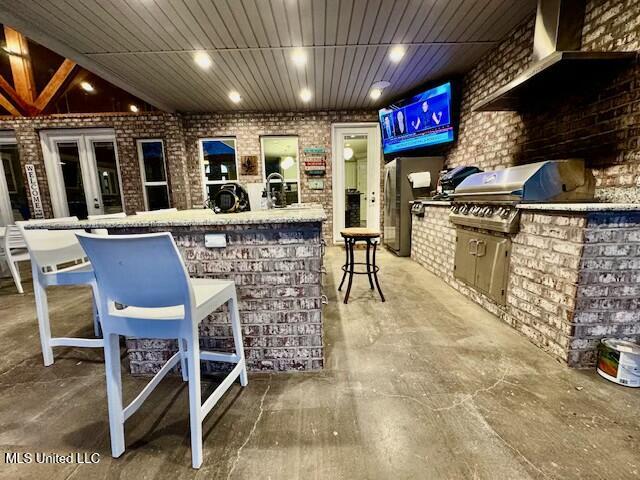 8288 Ridgewood Road Kiln, MS 39556 - Photo 37 of 54 outdoor kitchen
