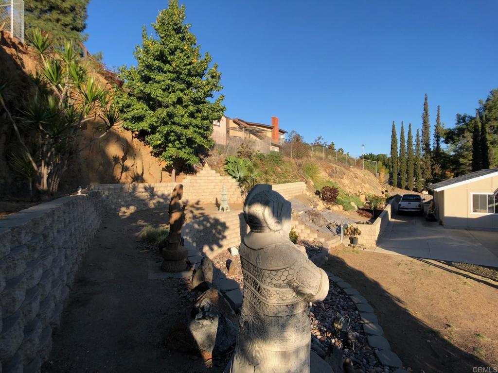8242 Sunset Road Lakeside, CA 92040 - Photo 37 of 48 a view of a backyard of the house