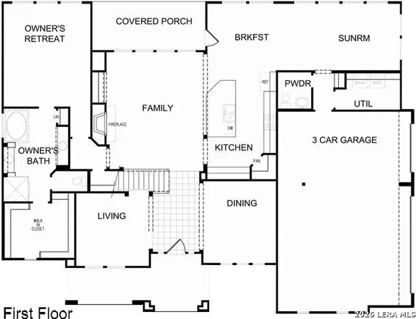 a picture of a wall with a white building