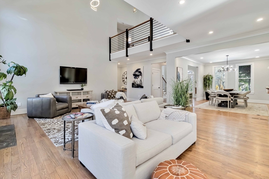 3 Cedar Street Newton, MA 02459 - Photo 5 of 33 a living room with furniture and a flat screen tv
