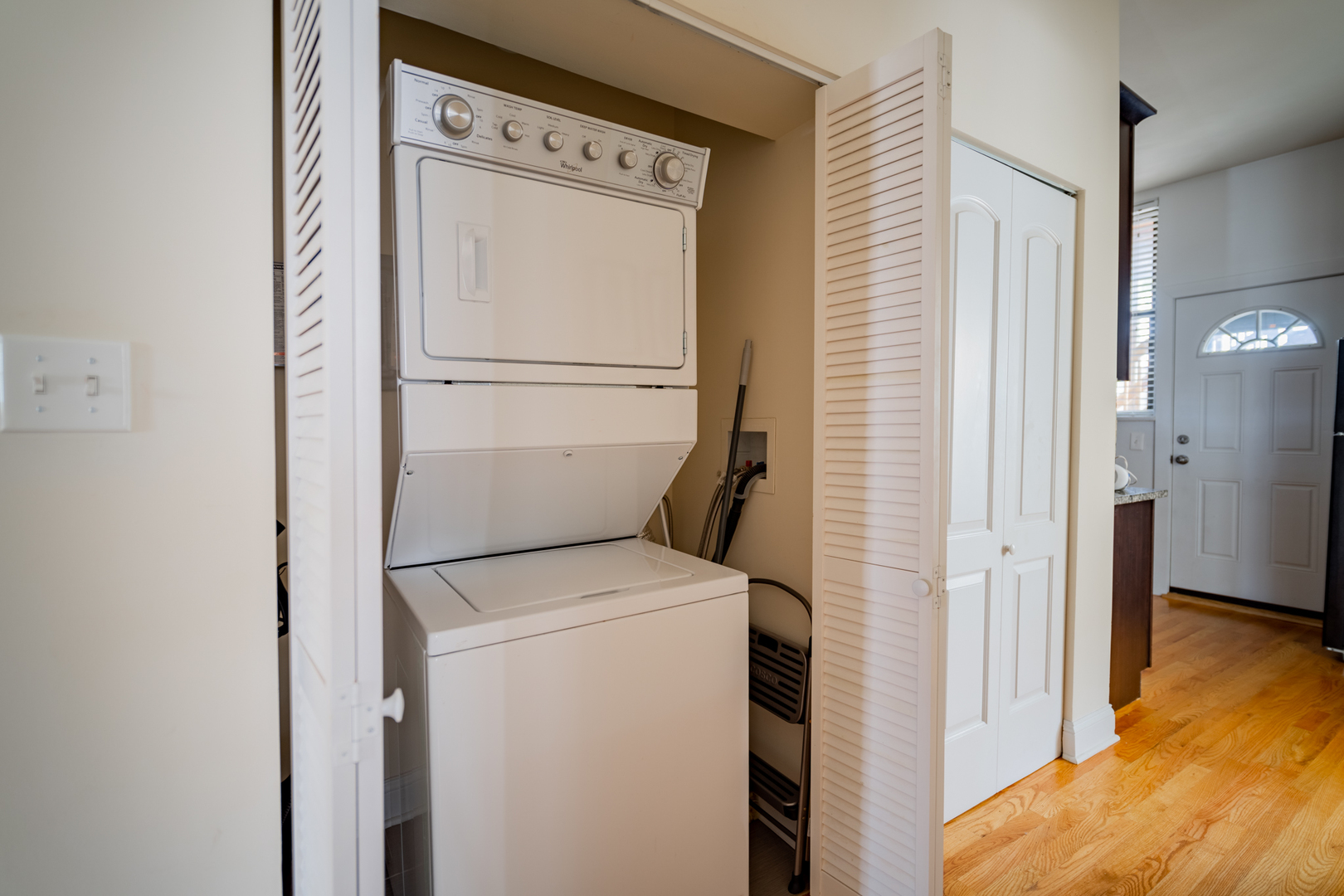 2989 North Lawndale Avenue, Unit 1 Chicago, IL 60618 - Photo 13 of 18 a utility room with dryer and washer