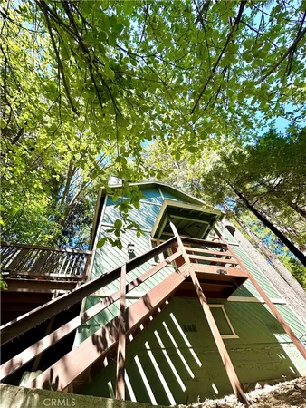 a view of outdoor space and deck