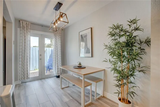 a room with furniture and window