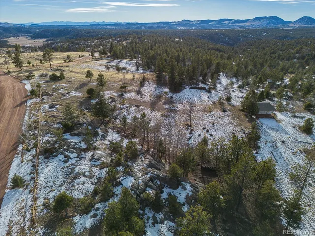 a view of lake and mountain