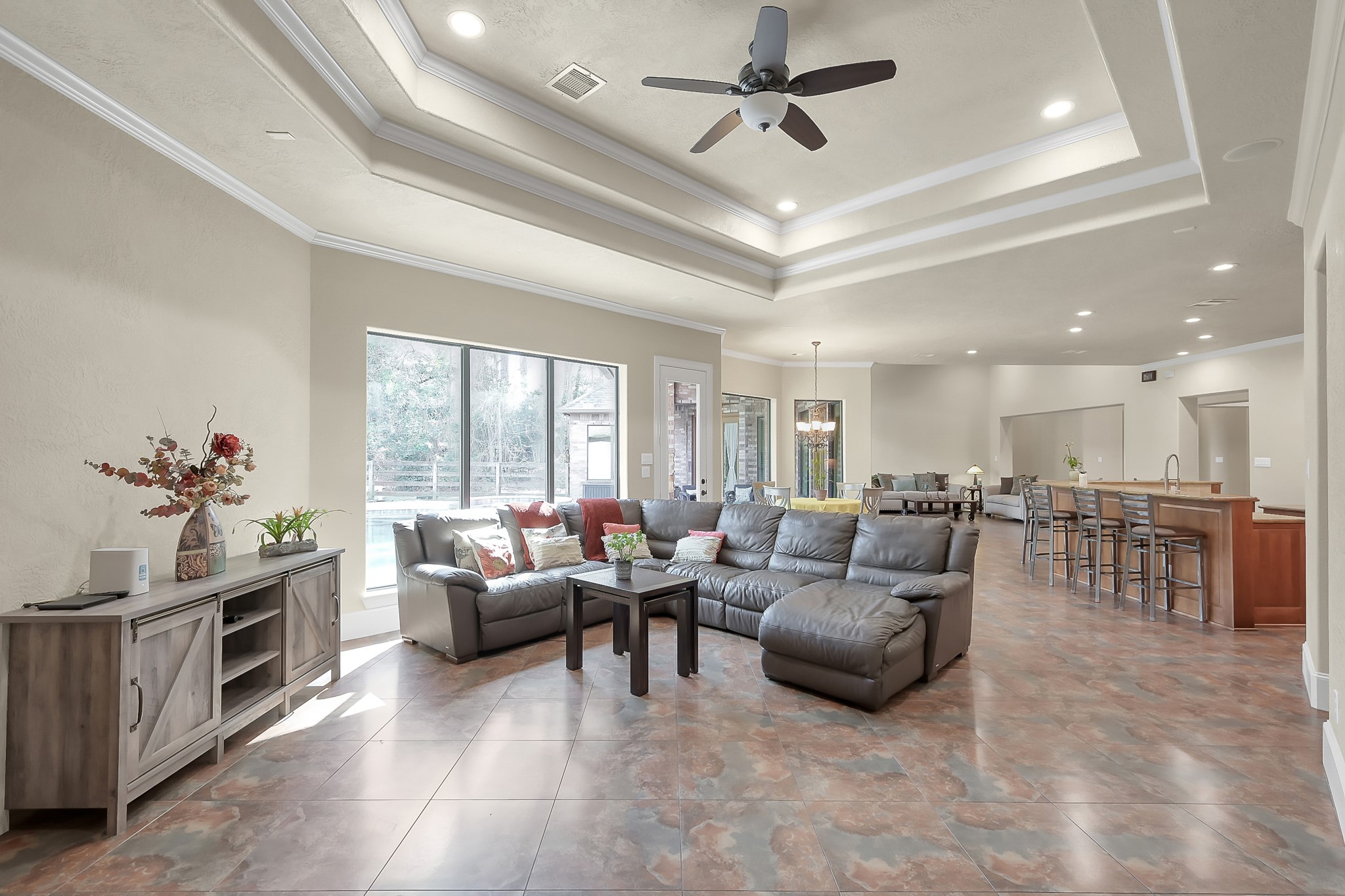 22742 Timberlake Creek Road Tomball, TX 77377 - Photo 25 of 50 a living room with furniture and a large window