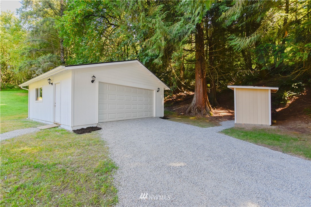 19409 High Rock Road Monroe, WA 98272 - Photo 8 of 40 a view of backyard with tub and trees