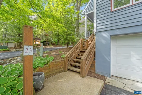 a view of outdoor space and deck