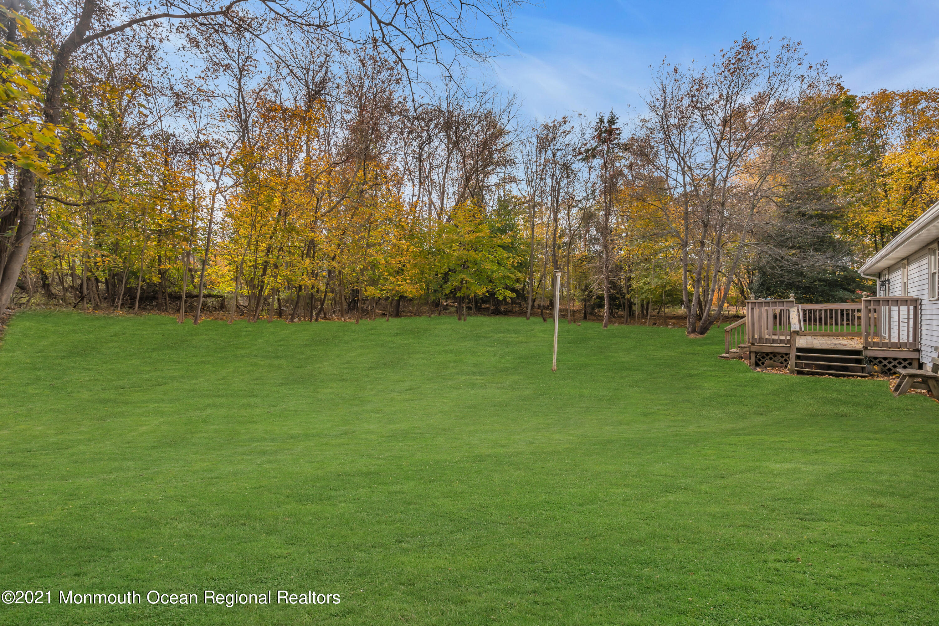 11 Tennent Road Morganville, NJ 07751 - Photo 19 of 20 a backyard of a house with lots of green space