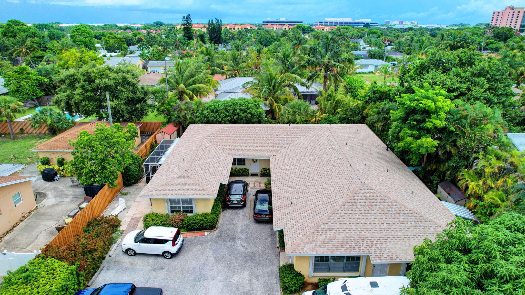 1853 Service Road North Palm Beach, FL 33408 - Photo 87 of 113 an aerial view of a house with a yard