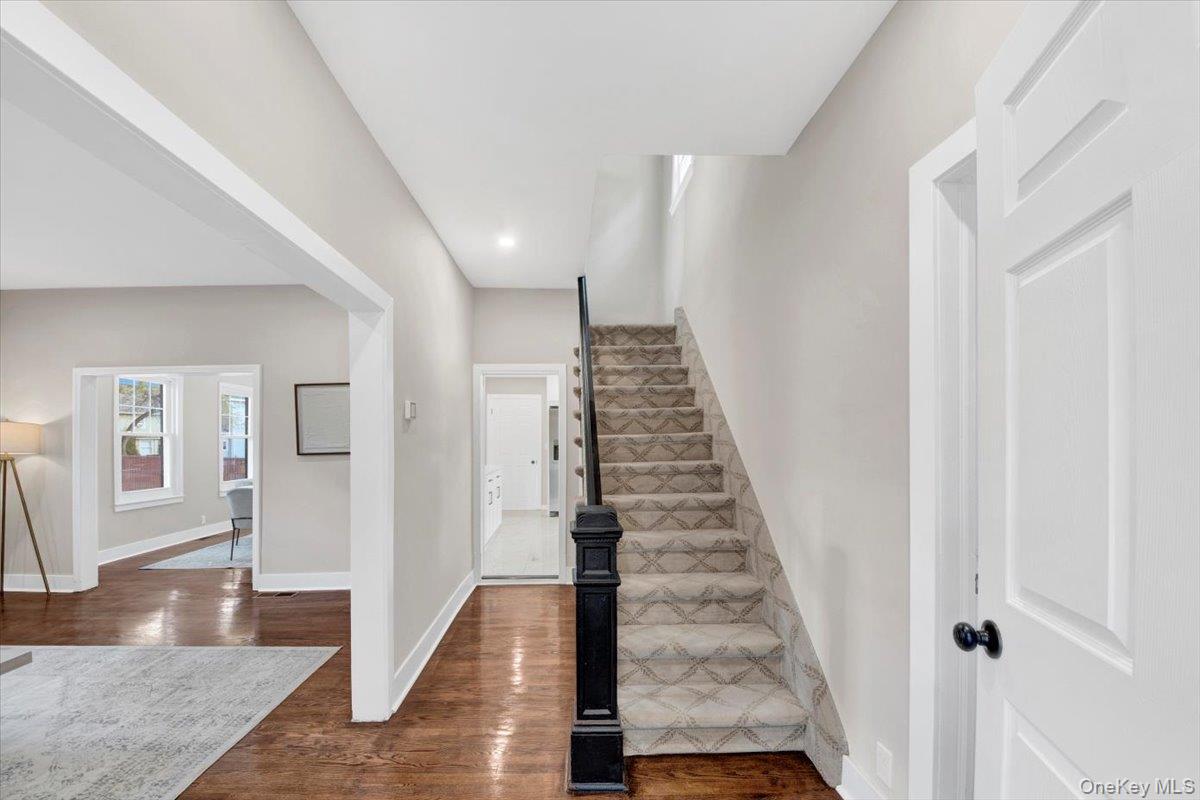 34 Kings Ferry Road Montrose, NY 10548 - Photo 4 of 36 Stairway featuring wood finished floors and recessed lighting