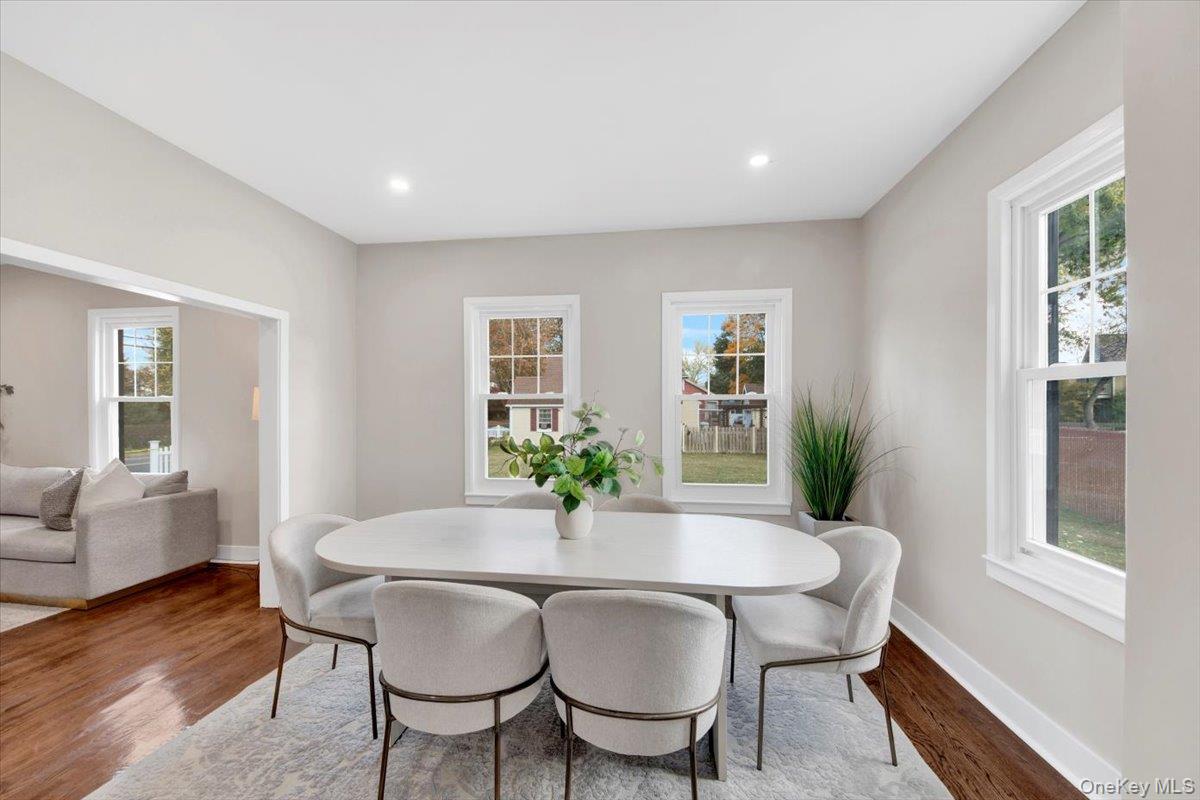 34 Kings Ferry Road Montrose, NY 10548 - Photo 9 of 36 Dining area featuring wood finished floors and recessed lighting