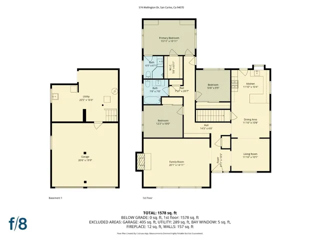 $2,050,000 | 574 Wellington Drive, San Carlos, CA 94070