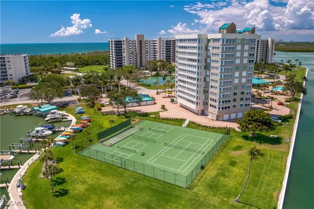 a view of a terrace with a yard