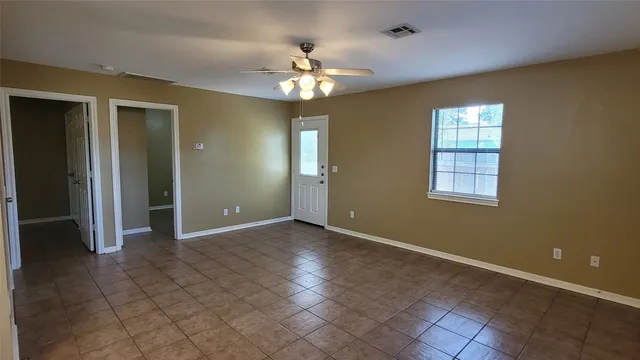 a view of an empty room