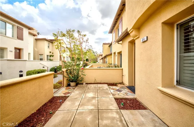 a view of a bathroom with a bathtub