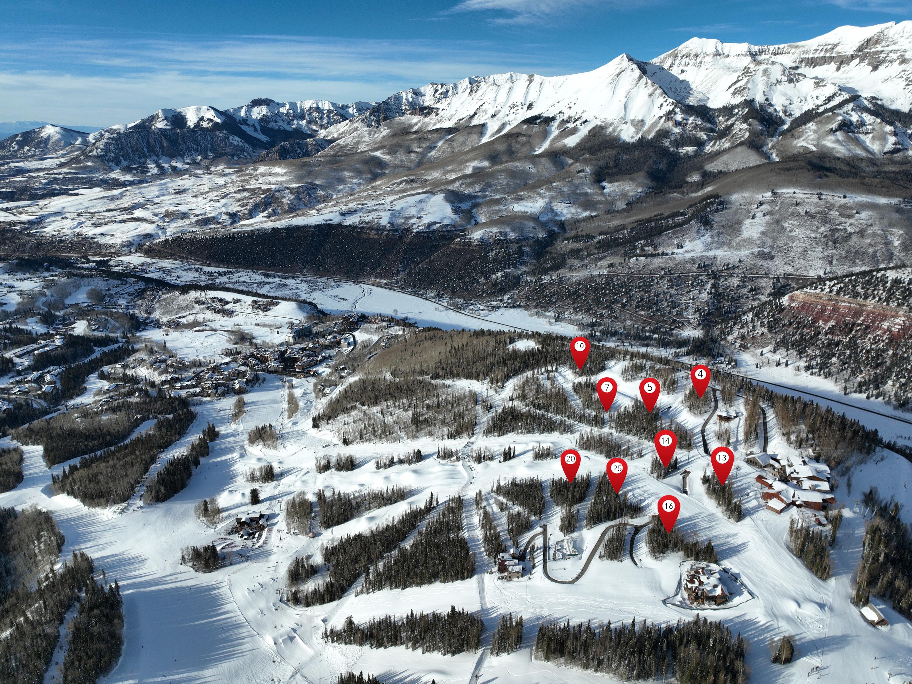 Tba Ridge Road Mountain Village, CO 81435 - Photo 4 of 15 Ridge aerial to airport (West)