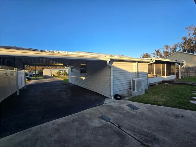 a house view with a garden space