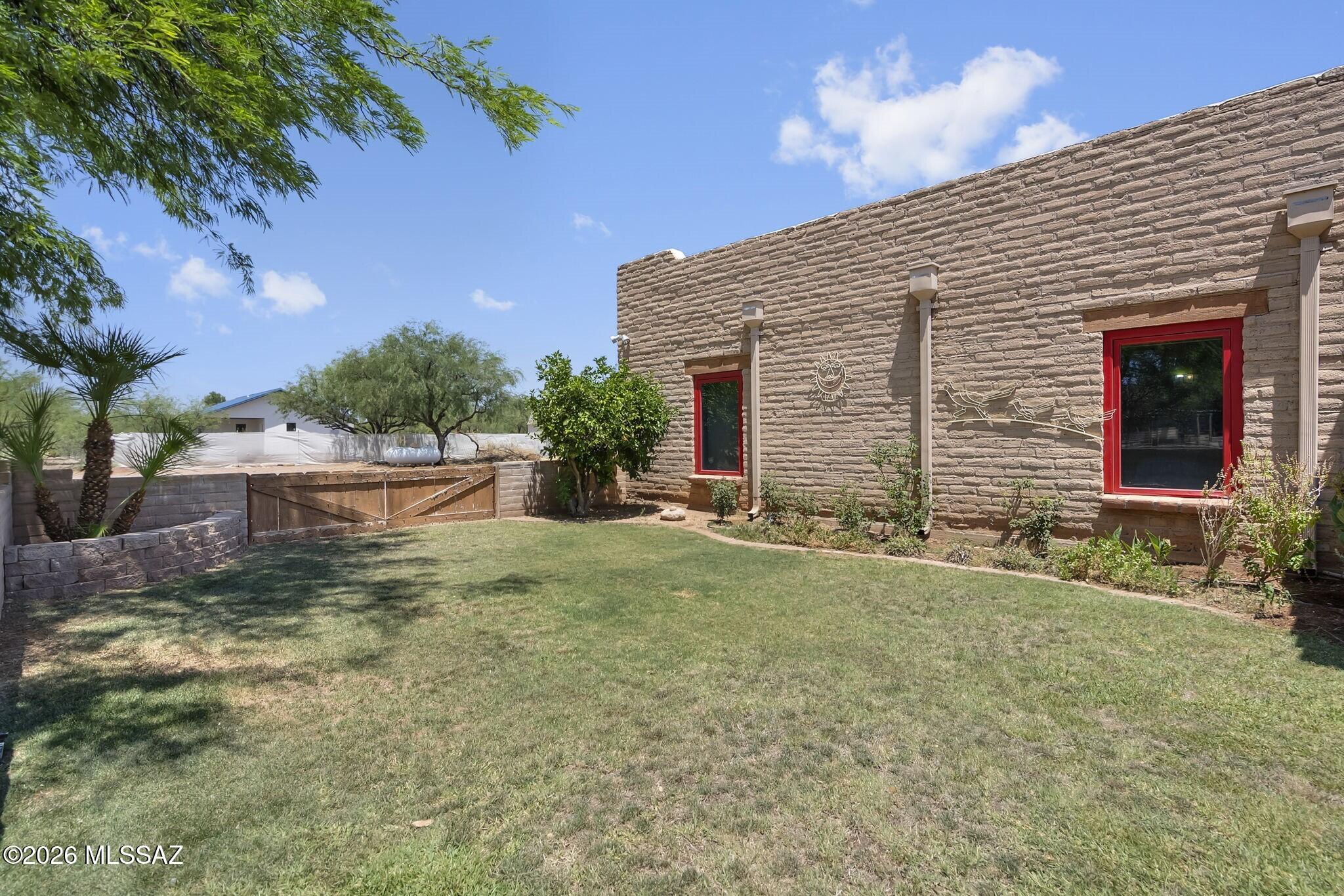 5216 West Arivaca Road Amado, AZ 85645 - Photo 35 of 50 Backyard Gate Entrance