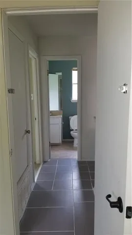 a view of outdoor space with deck and yard