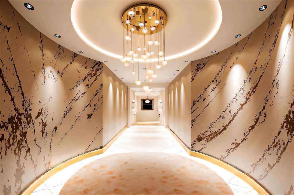 1111 Ritz Carlton Drive, Unit 1704 Sarasota, FL 34236 - Photo 3 of 53 a view of a chandelier in a big room