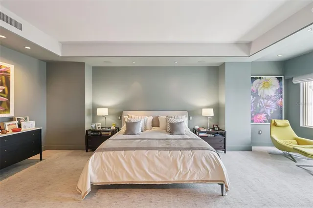 a very nice looking room with a large window