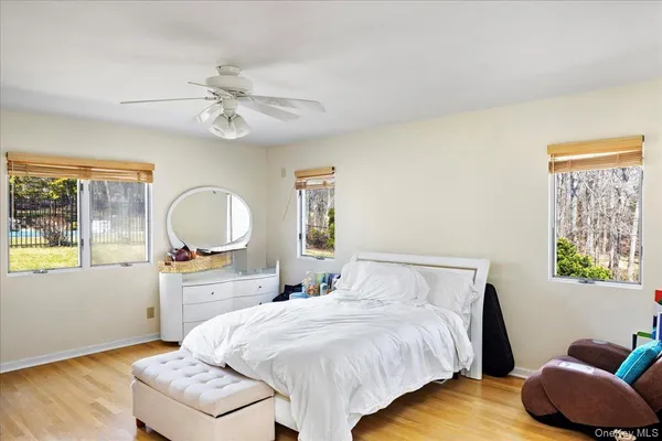 a room with furniture and a table
