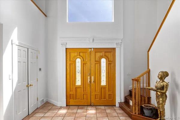 a view of an entryway door