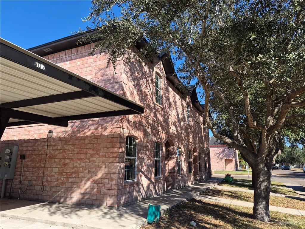 607 Jade Street, Unit 3 Edinburg, TX 78541 - Photo 3 of 19 a view of a backyard
