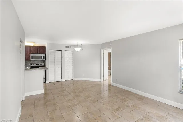 a view of empty room