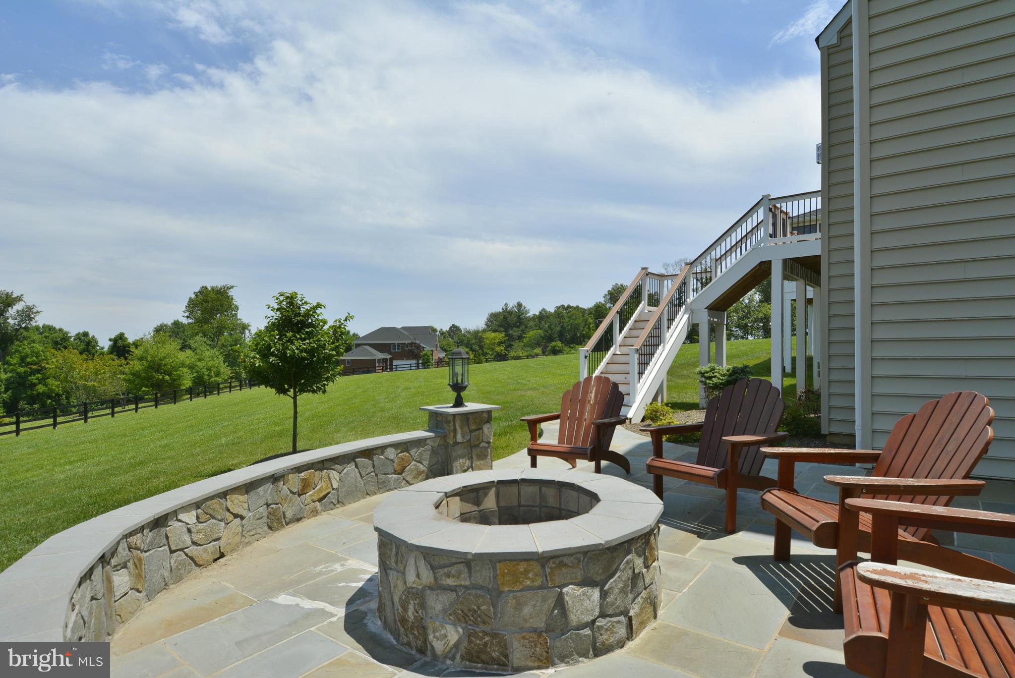 40084 Trotting Path Leesburg, VA 20175 - Photo 26 of 30 Slate Patio with Fire Pit