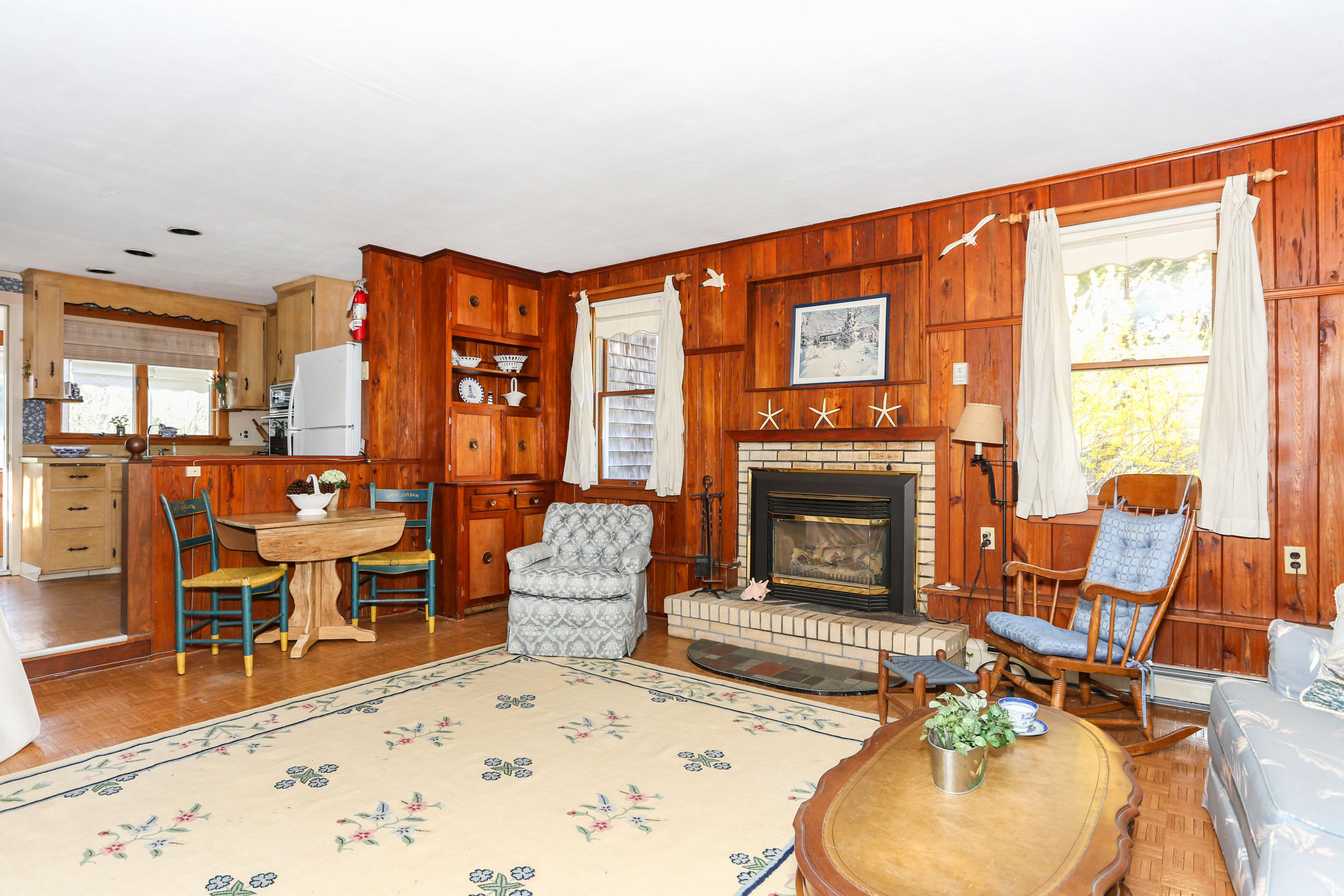 20 Over Jordan Road Wareham, MA 02571 - Photo 11 of 25 a living room with furniture and a fireplace