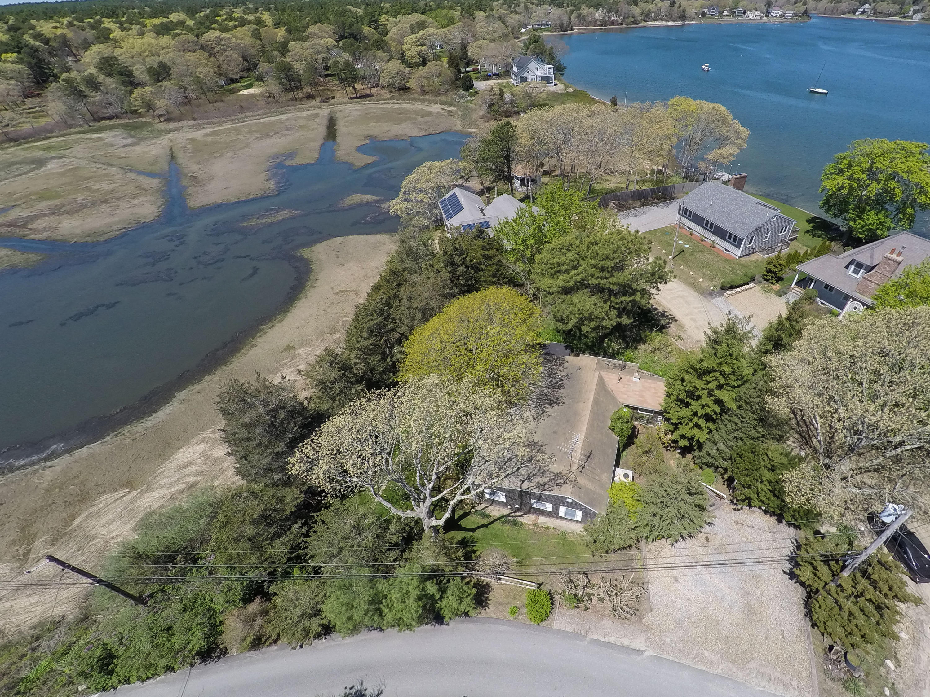 20 Over Jordan Road Wareham, MA 02571 - Photo 25 of 25 an aerial view of a house with a yard