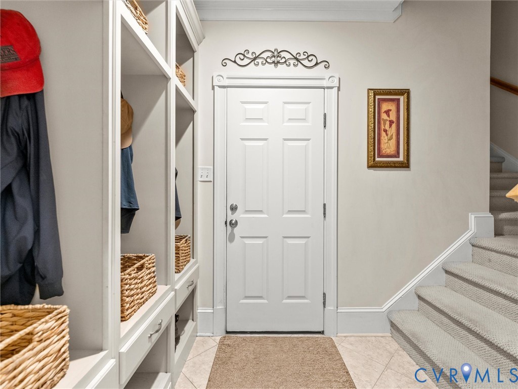 24200 Pear Orchard Road Moseley, VA 23120 - Photo 59 of 66 a view of a hallway with wooden floor and entryway