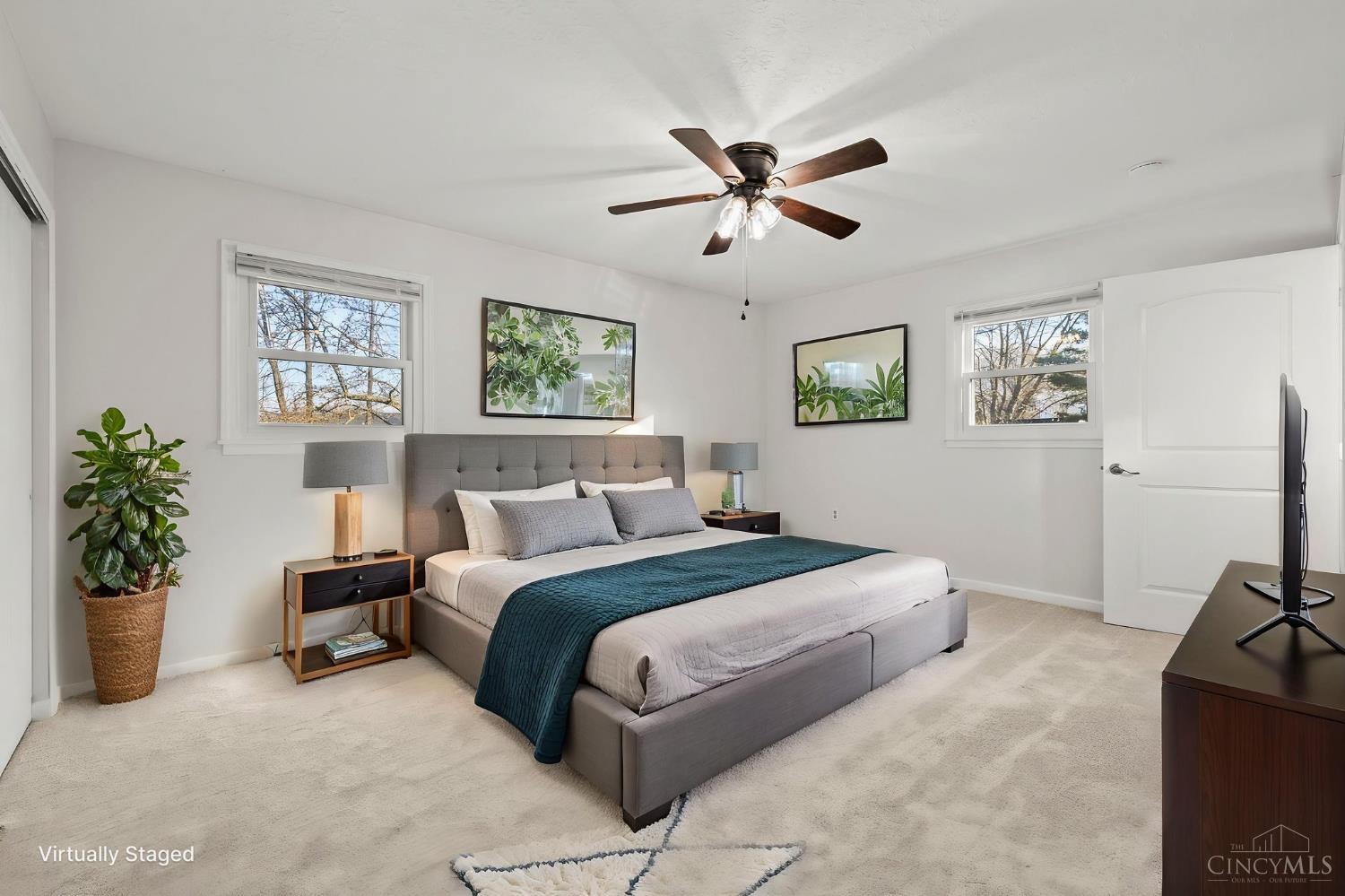 7306 Fairground Road Blanchester, OH 45107 - Photo 21 of 41 Spacious primary bedroom with attached full bath.