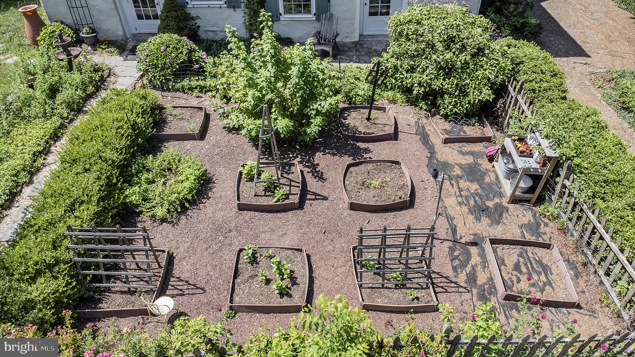 1550 Conestoga Road Chester Springs, PA 19425 - Photo 61 of 65 Aerial of raised beds