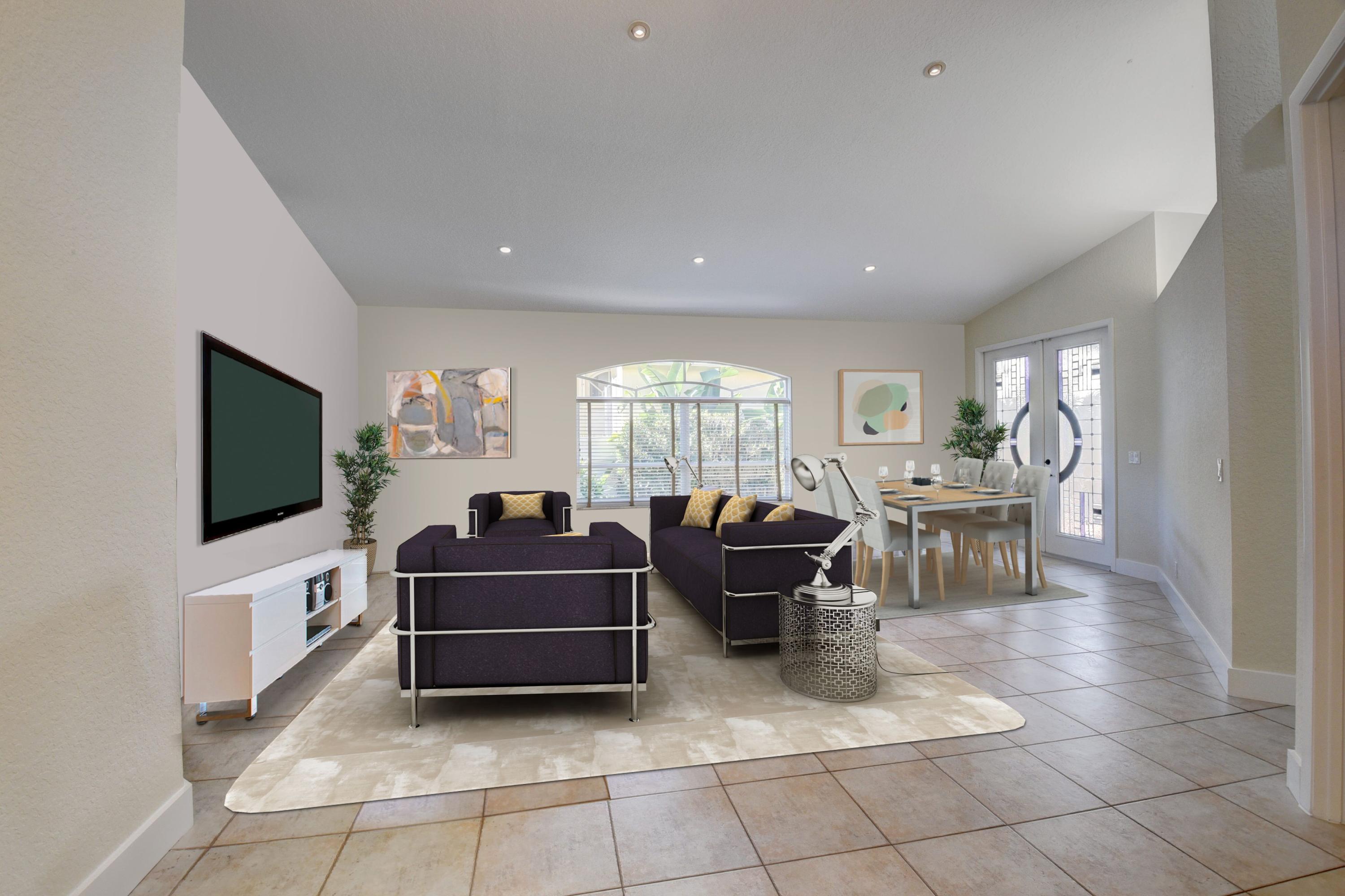 6523 Colomera Drive Boca Raton, FL 33433 - Photo 4 of 20 Costa Brava-Stage Living-Dinning room