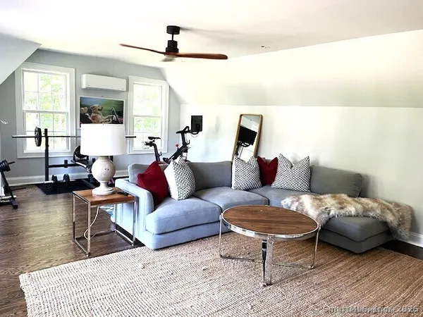 a view of an outdoor space and deck