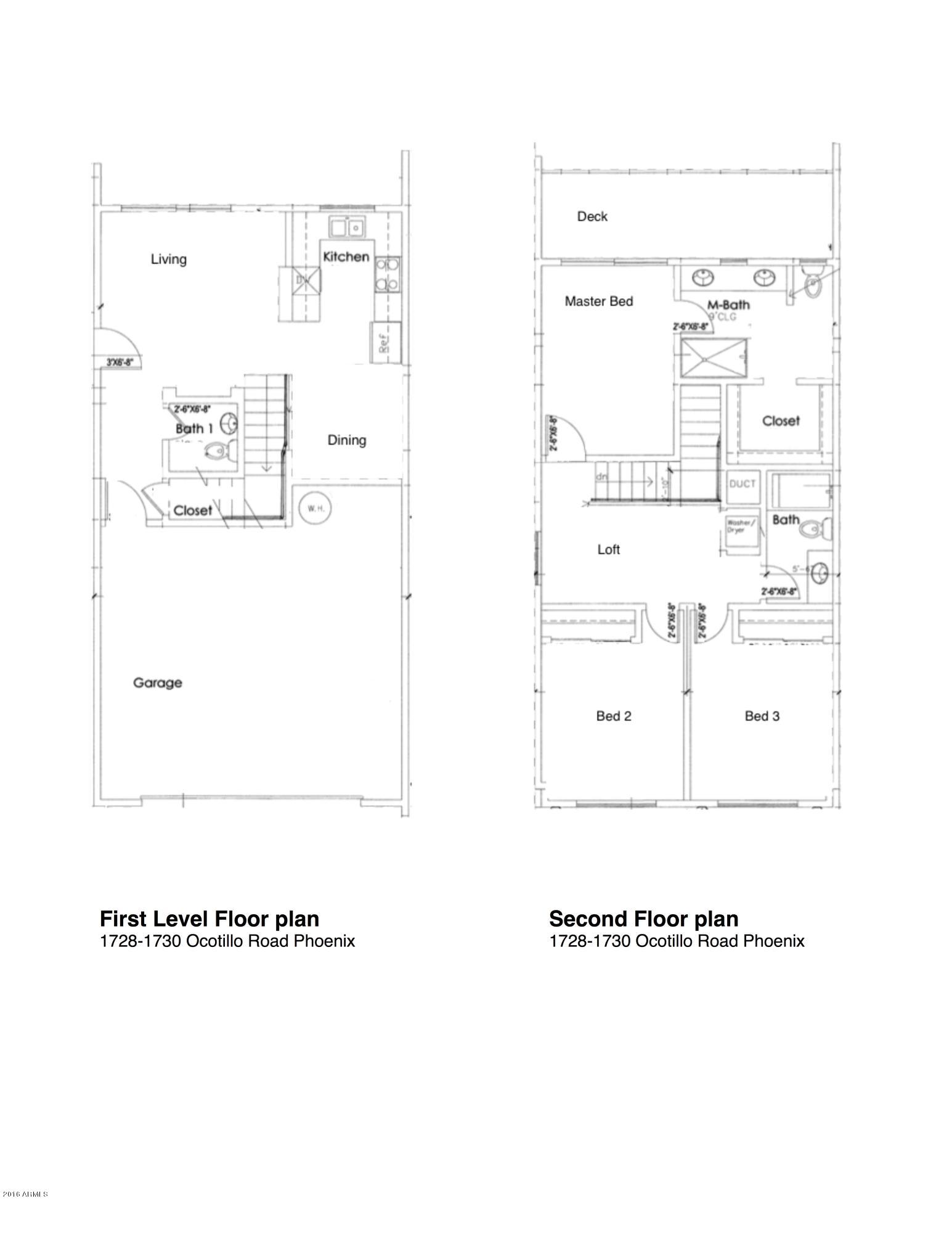 1730 East Ocotillo Road Phoenix, AZ 85016 - Photo 26 of 26 FloorPlan